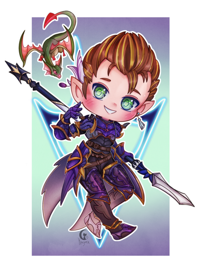 FF14 OC Chibi