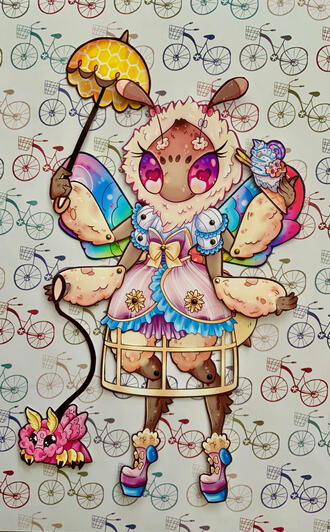 Paper Puppet (made to order)